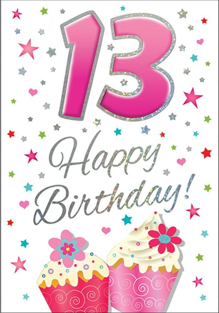 Piccadilly Greetings A Carte D Anniversaire Moderne Pour Enfants Ages De 13 Ans 17 8 X 12 7 Cm Cartes Et Papier Cartonne Fournitures De Bureau Leranathdiamonds Com