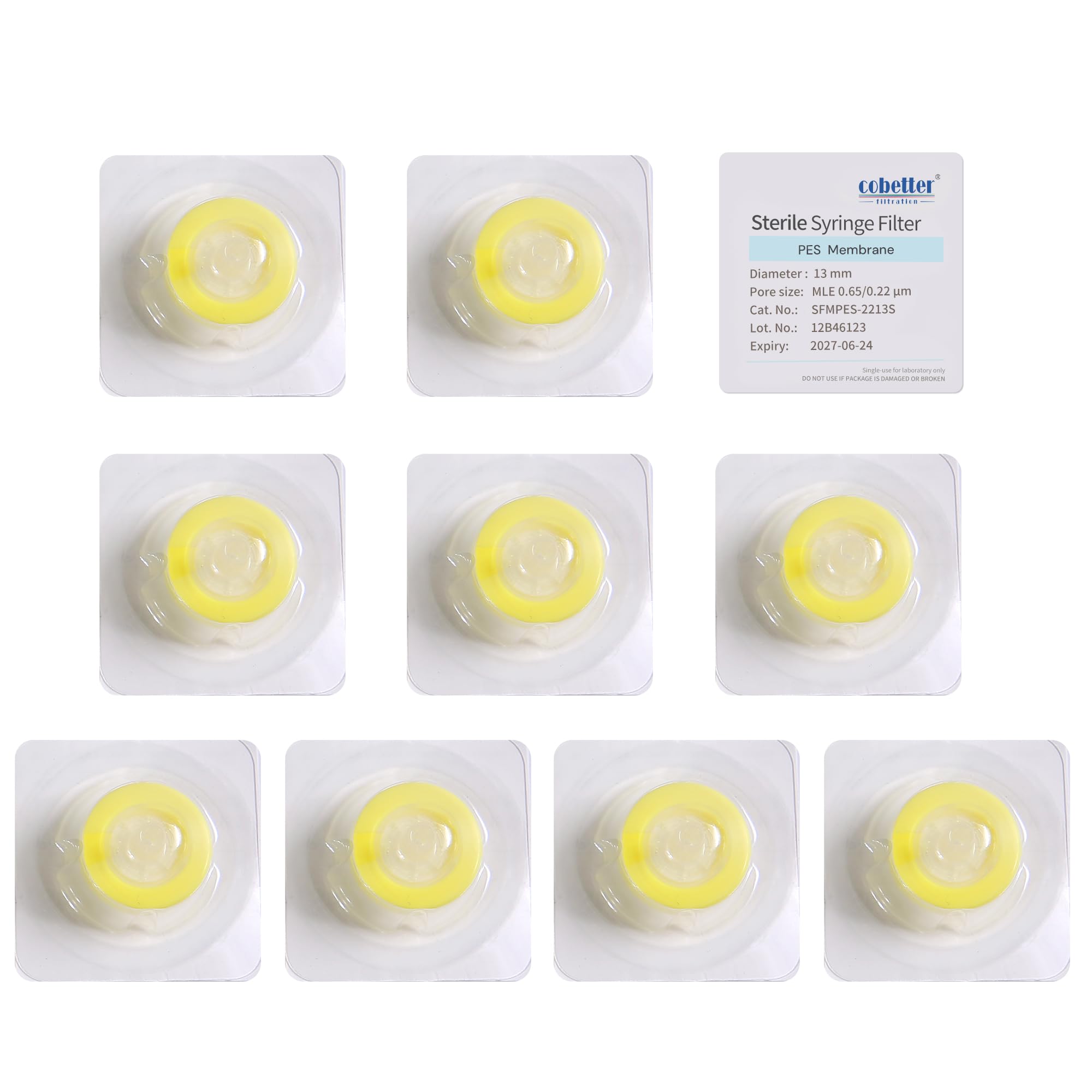 Snapklik.co : Syringe Filters PES Hydrophilic Filtration 045u Icron