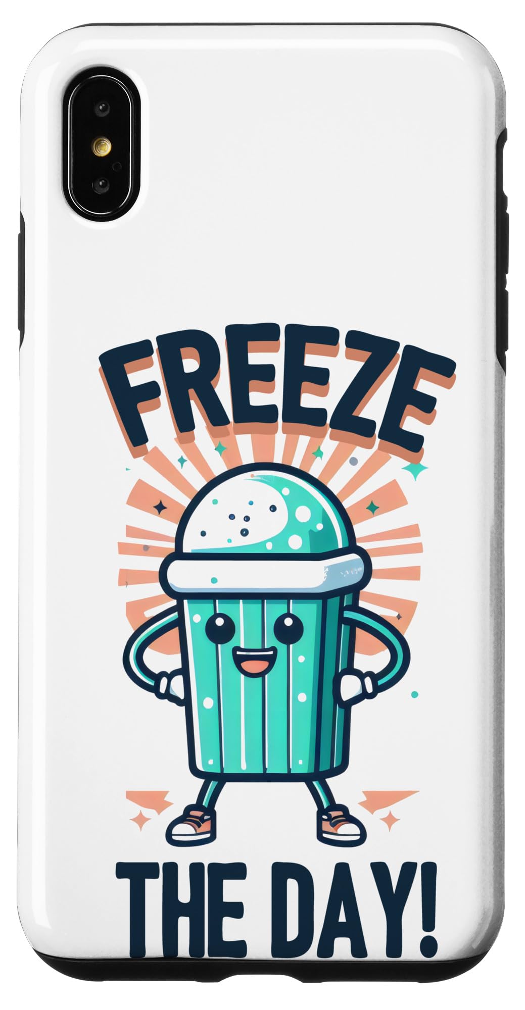 iPhone XS Max Freeze The Day Frozen Ice Drink Parody Case