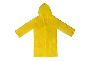 Taiduosheng Age 4~13 Kids Hooded Jacket Rain Raincoat Cover Long Rainwear