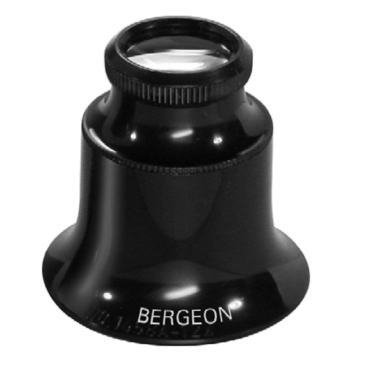Bergeon 1458A Double Lens Glasses for Watchmakers 15X Magnification, Black, Black, Black