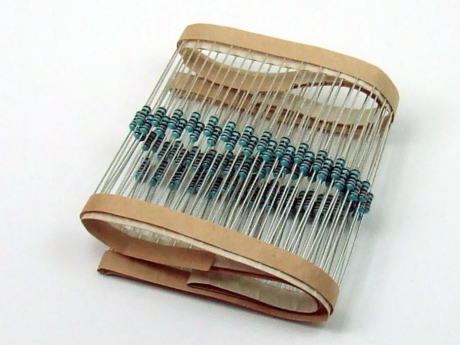 POPESQ® 100 pcs. x Resistor 470 KOhm (470K) 0.6W (Suitable also as 0.25W or 0.5W) Metal film (1%) #A2450