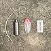 Jolmo Lander Titanium Waterproof Peanut Fire Starter Emergency Keychain Lighter Survival EDC Gear