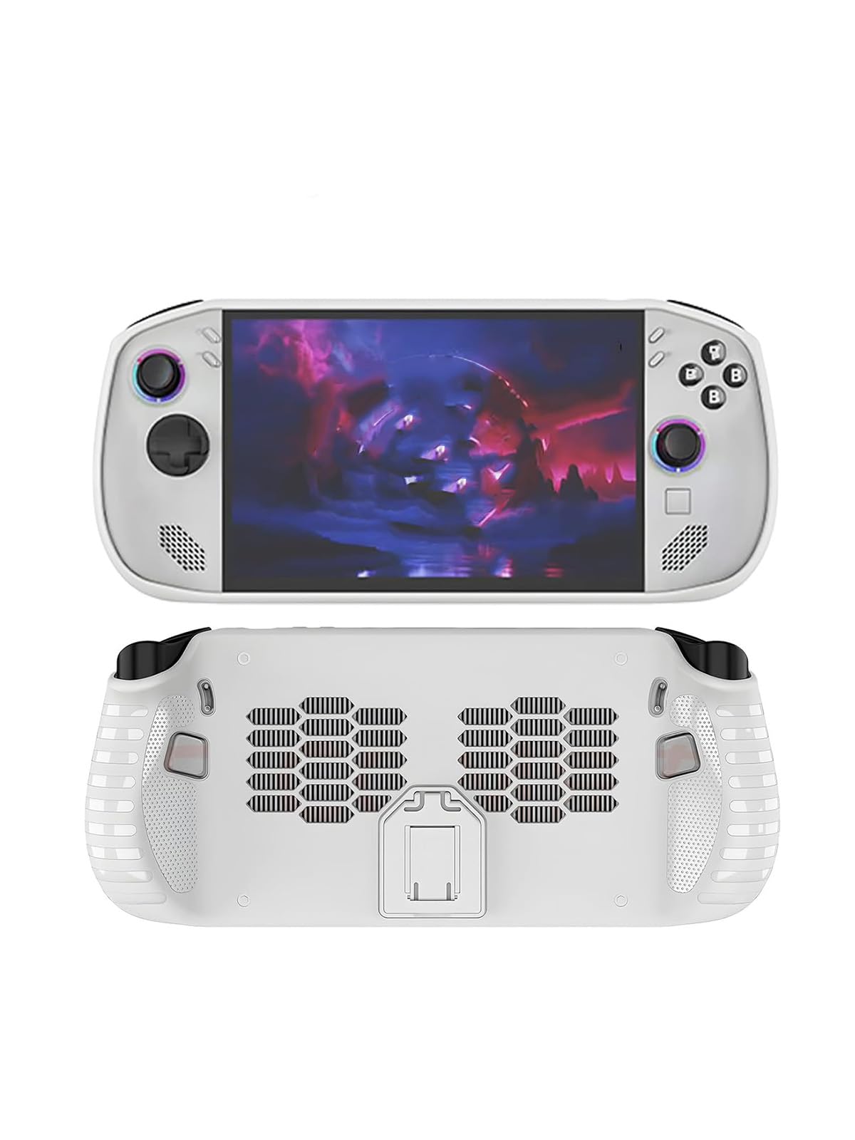 Photo 1 of BOVUGAC Case for Lenovo Legion Go S 8.8 inch Handheld Touchscreen Gaming Console, Silicone Soft Protective Shockproof Cover for Lenovo Legion Go S Game Console-White