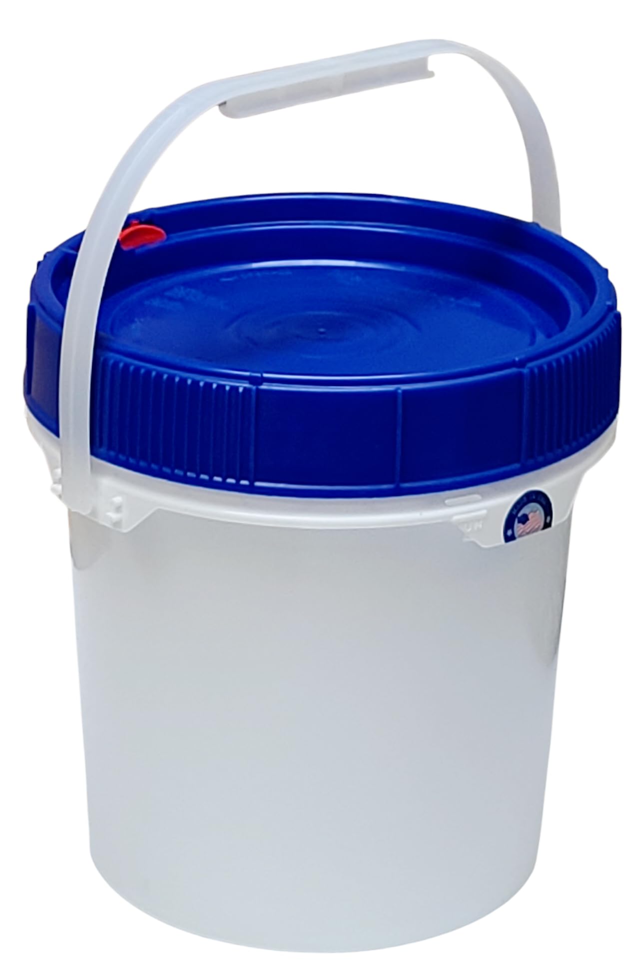 2 Gallon Bucket with Screw Top Lid & Handle Food
