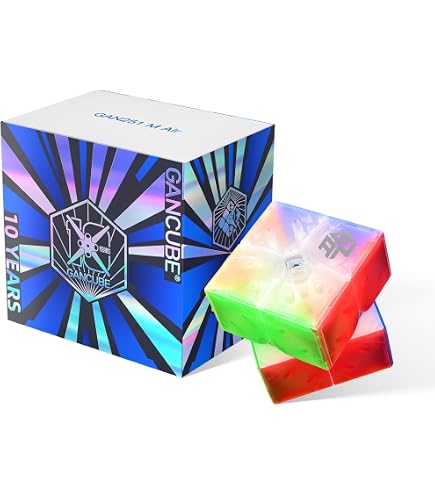 Amazon.com: GAN 356 M E UV, 3x3 Magnetic Speed Cube 48 Magnets