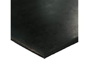 Heavy Black Conveyor Belt - Rubber Sheet - .30(2Ply) Thick x 10"" Width x 48" Length - Black