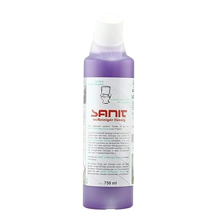 SANIT - wcReiniger flüssig - WC Reiniger - 750ml Flasche