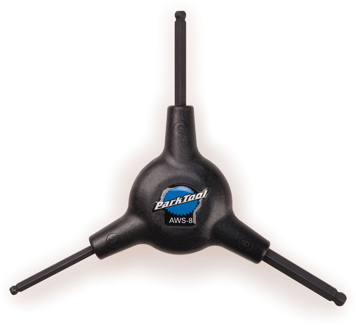 Park Tool AWS-8 Ball Driver Hex Wrench Set Tool 4 - 5 - 6 mm, Black