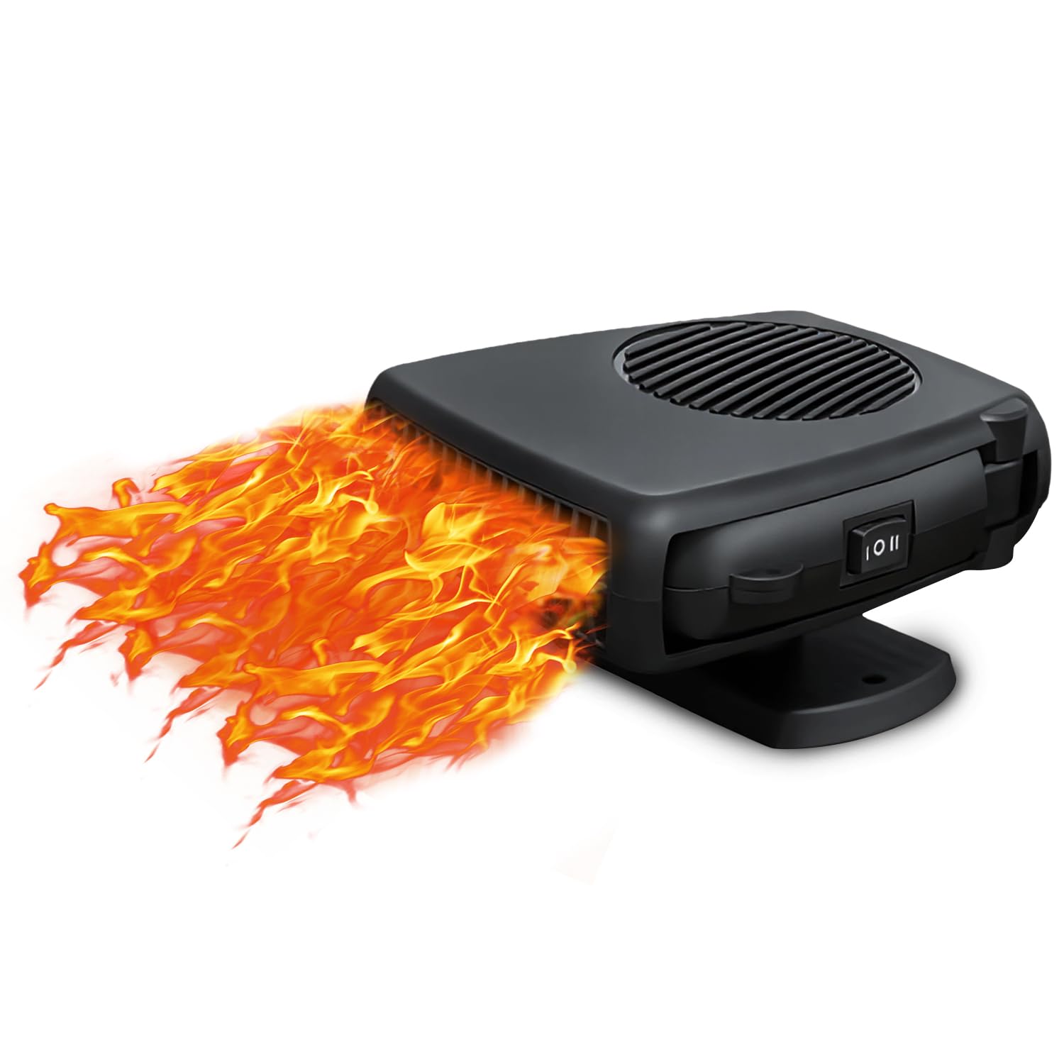Photo 1 of 200W car heater Defroster, 12V Portable 2-in-1 Heater and Cooling Fan, 360° Rotatable for Windshield Defogging, for Car Truck Van SUV