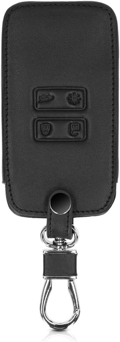 kwmobile Key Cover Compatible with Renault 4 Button Car Key Smart Key (only Keyless Go), Faux Leather Car Key Fob Protector - Image 4