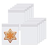 Small Plastic Bags 3 x 3" 100pcs Clear Zipper Poly