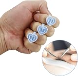 SZCXDKJ 100 Pcs Blue Disposable Glue Ring Cups Eyelash Extension Makeup Holder view 4
