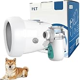 STARSUM Portable Dog Inhaler with Dog Mask, Low Noise, Strong and Weak Modes for Medium-Sized Dogs, Green M Size