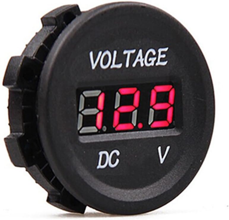 Hot System DC 12-24 V Waterproof Digital Volt Meter Measuring Range 6-30V LED Voltage Display for Car / Motorcycle