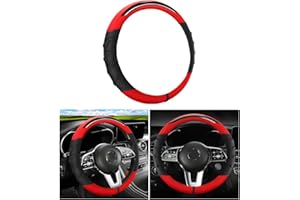 XINLIYA Car Steering Wheel Cover, Automotive Interior Accessories for Women Men, Non-Slip Vehicle Steering Wheel Protector, 1