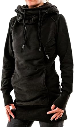 plus size funnel neck sweatshirt