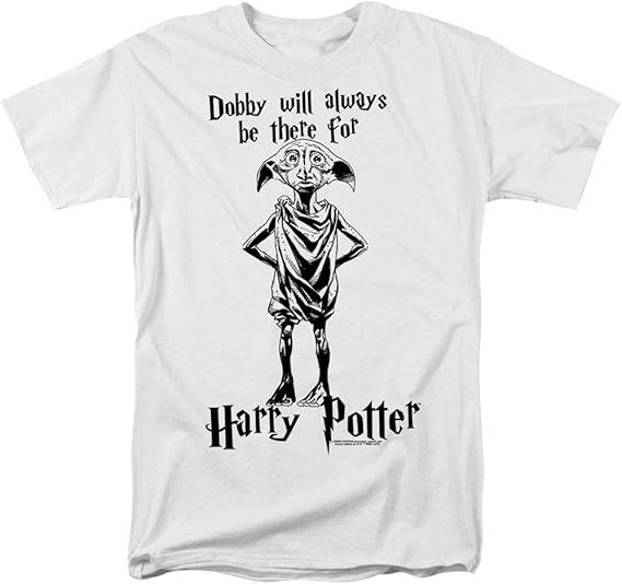 Amazon Co Jp ハリーポッター ドビー Will Always Be There Tシャツ ステッカー Us サイズ 5x Large カラー ホワイト 服 ファッション小物