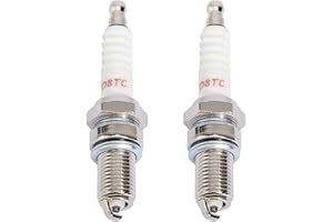 QAZAKY Pack of 2 Spark Plug D8TC D8EA DR8EA for CG 125 125cc-150cc 200cc 250cc GY6 CG125 CF250 CH250 Motorcycle ATV Quad Scoo