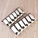 BESTOMZ 12pcs Over Door Hanger, Stainless Steel Over Door Hooks Cabinet Draw Clothes Hanger