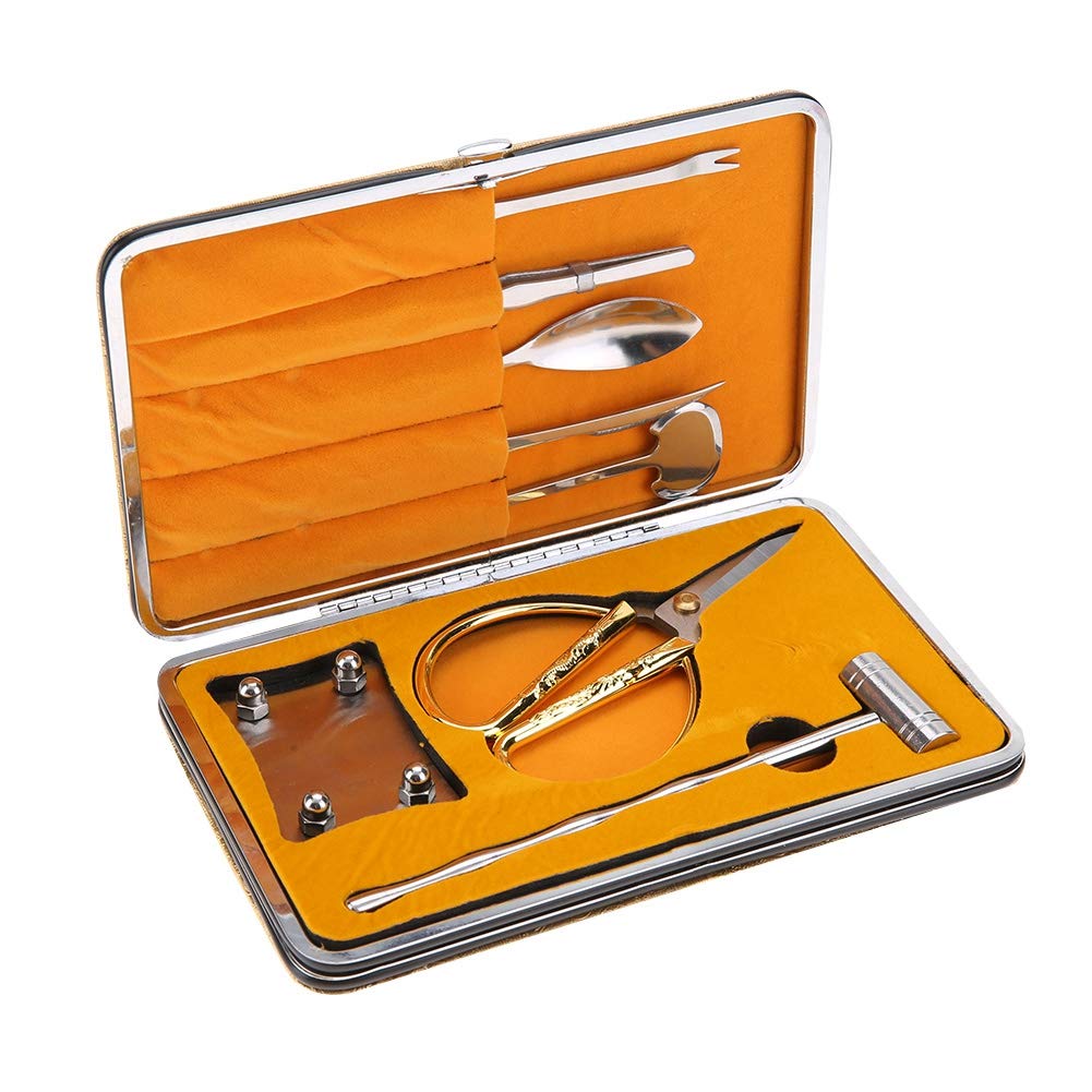 Seafood Claw Tools, 8PCS Stainless Steel Lobster Cracker Seafood Claw Tool Set Gift Perfect for Shell Fish Oysters Crab