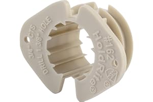 HoldRite 3/4 Inch Thru Stud Isolation Clamp, 10 Pack, Pipe Support, PEX, Copper, CPVC, 162Z10