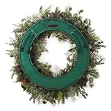 VILLAGE LIGHTING COMPANY Door Saver - Seasonal Padded Wreath Scratch preventing Door pad Protects Against Scratches on Holiday Front Door - fits Most 30