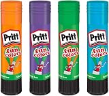 Pritt Rainbow Coloured Glue Sticks 4x10g Safe Kids Craft Glue Set view 3