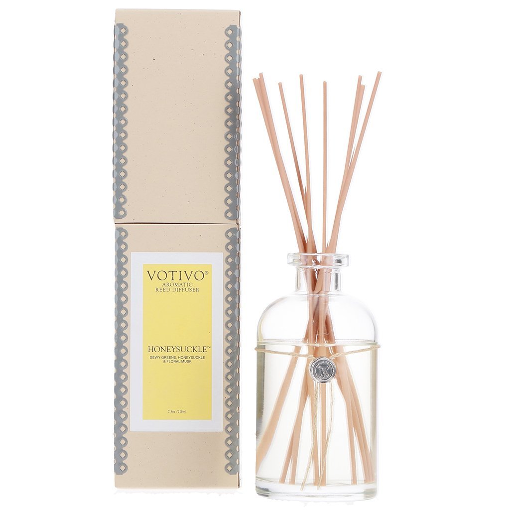 Votivo Aromatic Reed Diffuser Honeysuckle Home & Kitchen