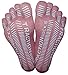 Five Toe Socks Non-Slip Grip Sole, Yoga, Barre, or Pilates, Multiple-Colors