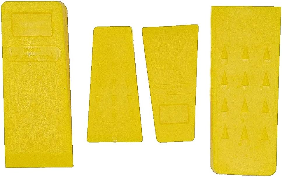 TIPU Felling Wedge, 4 Pack: 8"(2-Pack)/5.5"(2-Pack), Tree Felling Wedge for Tree Cutting, Logging Wedges Set for Chain Saw: Garden & Outdoor