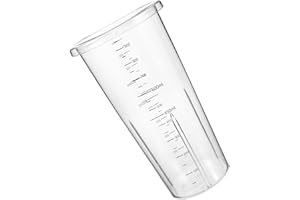 KALLORY Blender Cup Plastic Measuring Container Replacement for Smoothie Baking and Kitchen Use