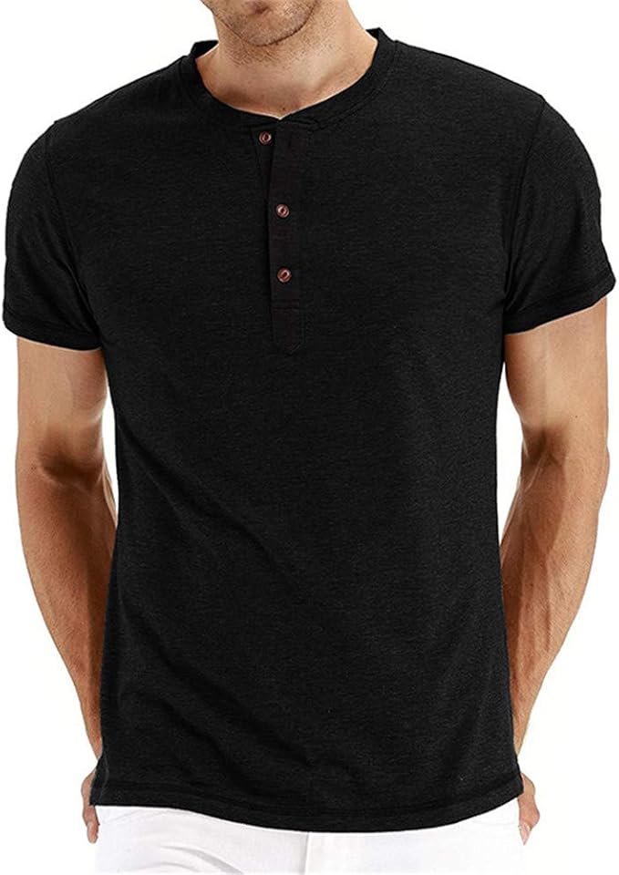 black skin fit t shirt