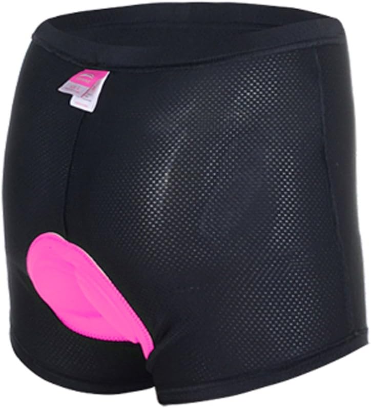 ANGTUO Women’s 3D Padded Underpants Bicycle Cycling Shorts Pants Shockproof with High Air Permeability