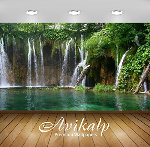 Avikalp Awi1666 Waterfall HD 3D Wallpapers (Multicolour)