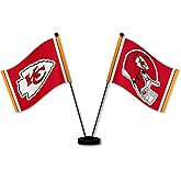 WinCraft Kansas City Chiefs Desk and Table Top Flags