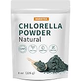 Chlorella Powder Natural- Chlorophyll Powder, Supports Immune System & Liver Function, Keep Youth, Vegan, Rich in Vegan Protein and Vitamins, 8 oz.