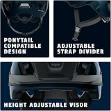 ABUS MTB Helmet MoTrip Unisex Mountain Bike, Adjustable Peak, Fit view 3