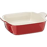 Emile Henry Made In France HR Modern Classics Square Baking Dish 8 x 8" / 2 Qt, Red