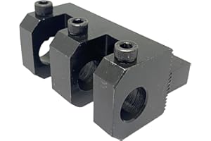 BLUEFOX TOOLS 1/2" Boring Bar Turning Tool Post Holder TOOL POST SET For Straight & Adjustable Shank |Tool Holder for Boring Bar, Twist Drills, | Durable Quality for Engineers Product