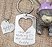 O.RIYA Stainless Steel Father Daughter Keychain Necklace Set