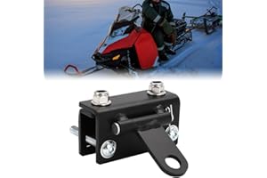 MOTOQUEEN Upgraded Universal Snowmobile Bumper Sled Trailer Hitch Tow Hitch Tongue Type Heavy Duty Hitch Kit Fits for Ski Doo Polaris REV Arctic Cat Yamaha