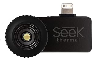 Seek Thermal Compact - All-Purpose Thermal Imaging Camera for iOS , Black - LW-AAA