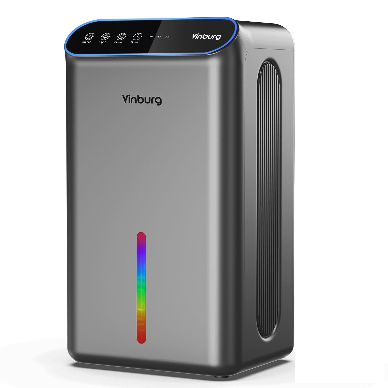 Photo 1 of Dehumidifier for Basement (85 OZ, 800 sq ft) Quiet Dehumidifiers for Home, Auto Shut-Off, Sleep Mode, 3 Gear Timer(8H,16H,24H), Small Dehumidifier for Bedroom, Bathroom with Drain Hose (Black Gray)