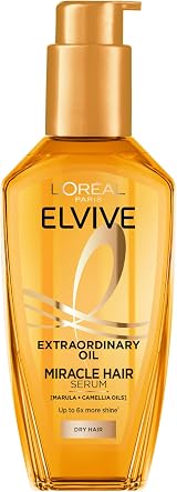 L'Oreal Paris Elvive Extraordinary Oil Serum 100ml Intense Nourishment 6x Shine view 1