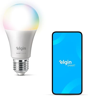Lâmpada inteligente RGB Wi-Fi compatível com Alexa