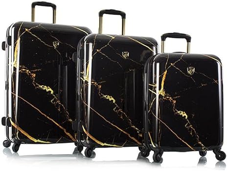 black marble suitcase