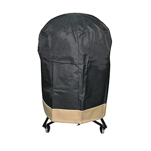 Onlyfire Kamado Grill Cover Fits for Large Big Green Egg,Kamado Joe Classic and Stand-Alone,Large Grill Dome,Louisiana K22,Coyote The Asado Cooker and Other,30" Dia X 34" H