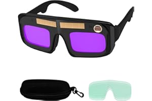 TRQWH Welding Glasses Auto Darkening Safety Goggles Solar True Color Welder Glasses Eyes Protective PC Lens Welder Mask Weldi