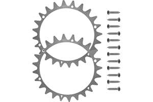 SYWAN Stainless Steel Robotic Lawnmower Spikes, Robotic Mower Traction Improved Wheel Assist Wheels Compatible with Wo-rx Landroid L Series WR153E, WR155E, WR147E.1, WR148E, with 12pcs Screws